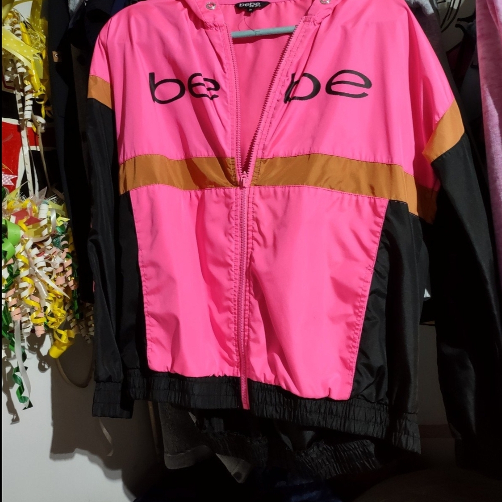 Bebe Pink and Black Jacket